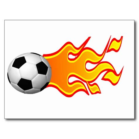 Flaming Soccer Balls Clipart Best