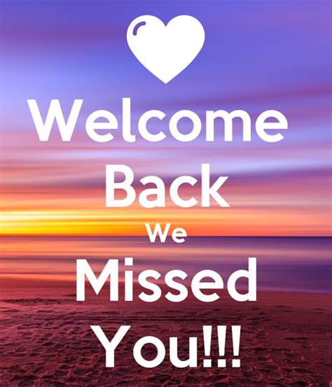 Welcome Back We Missed You Printable Printable Word Searches