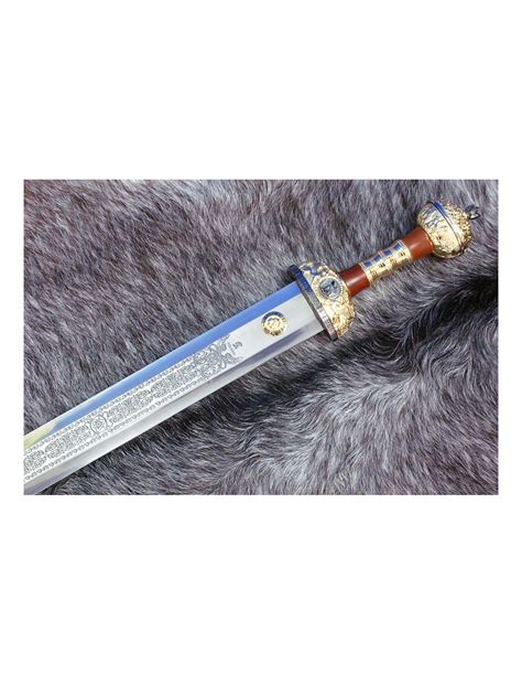 Julius Caesar Sword With Sheath Golden 80 Cm