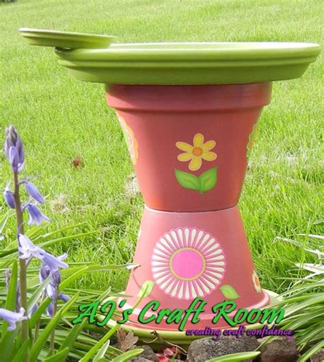 10 Simple Diy Flower Pot Bird Bath Ideas Garden Lovers Club