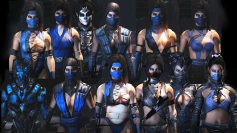 Mortal Kombat X All Kitana Mkx Costume Skin Pc Mod Mkx Mkxl Youtube