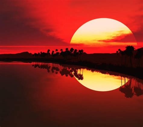 Red Sunset Wallpaper By Shrubel1 87 Free On Zedge