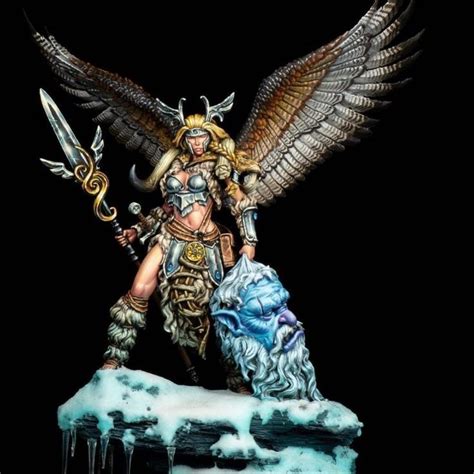 Just An Awesome Valkyrie Warrior Painted Erikswinson Miniature