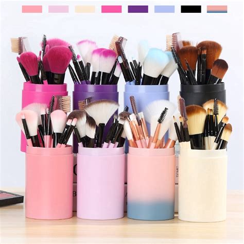 12 Pcsset Professional Makeup Brushes Cosmetic Tools