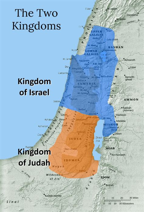 Ancient Israel Judah Map