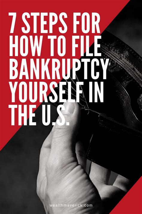 7 Steps For How To File Bankruptcy Yourself In The Us Bankruptcy