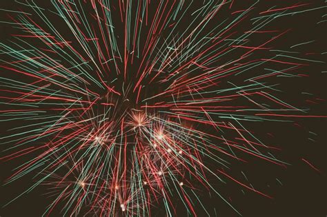 Wallpaper Fireworks Salute Sparks Colorful Night Darkness Hd