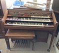 Yamaha Electone 3 Row Keyboard Organ with Bench