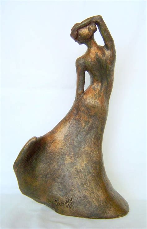Abstract Dancing Figureoriginal Ceramic Sculpture