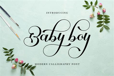 Baby Boy Font By Ws Studio · Creative Fabrica