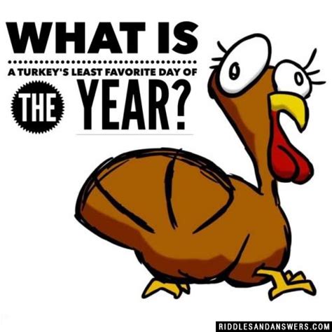 30 Turkey Riddles And Answers To Solve 2020 Puzzles And Brain Teasers