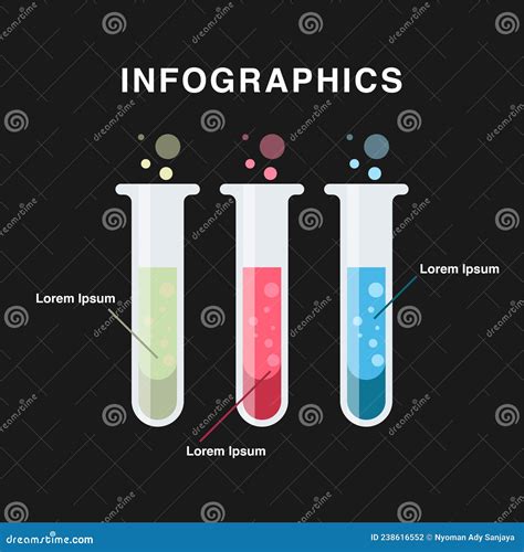 Colorful Test Tubes Rainbow Colored Chemical Fluids Cartoon Vector