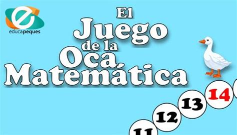 Para cada tipo, juegos de tablero, dominós, cartas etc… se presentarán diversos ejemplos, indicando en cada caso, para qué alumnos está pensado, los contenidos matemáticos que se pueden trabajar con el ejemplo … Juego educativo de matemáticas: La Oca Matemática