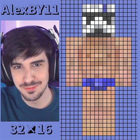Alexby11 Skin Minecraft ♡ Skins De Minecraft Dibujos En Cuadricula