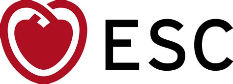 The european society of cardiology (esc) is an independent, nonprofit organisation aiming to reduce the burden of cardiovascular disease. ESC Logo Short-hand Red Pos RGB - The Sound Agency