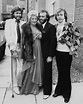 From left to right Barry Gibb Yvonne Spenceley Maurice Gibb and Robin ...