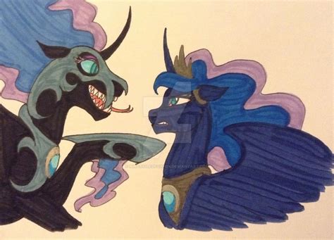 Nightmare Moon Vs Princess Luna By Ninetailedfoxfox On Deviantart