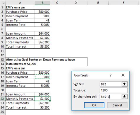 How To Use Goal Seek In Excel For Multiple Cells Mager Guys