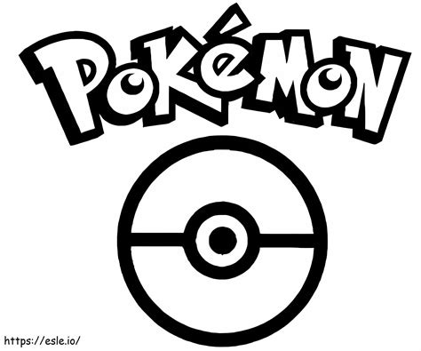Logo Von Pokemon Und Pokeball Ausmalbilder