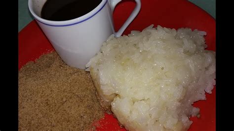 Filipino Dessert Glutinous Rice Recipeglutinous Rice With Coconut Milk Youtube