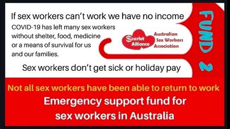 Emergency Support Fund For Sex Workers In Australia Chuffed Non