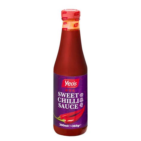 Yeo S Sweet Chilli Sauce 300ml Bottle Of Chilli Sauce