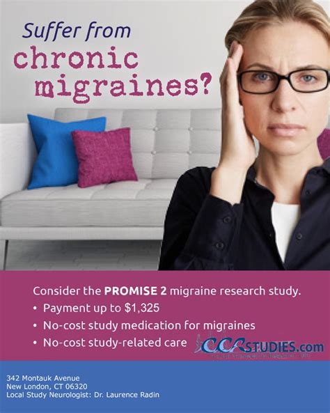 Migraine Headache Prevention Study New London Ct Clinical Trial 36566
