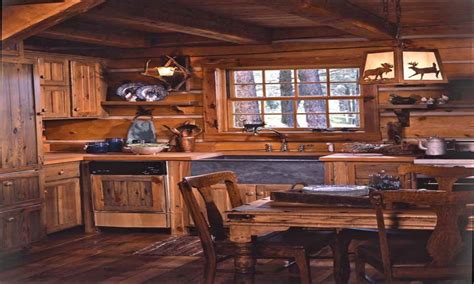 Small Rustic Log Cabin Kitchens Inside A Small Log Cabins