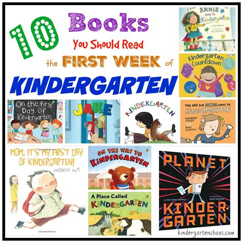 10 Must Read Books For The First Week Of Kindergarten