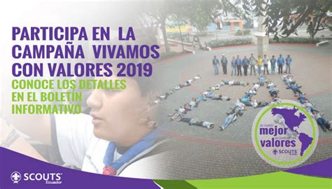 Vivamos Con Valores 2019 Scouts Ecuador