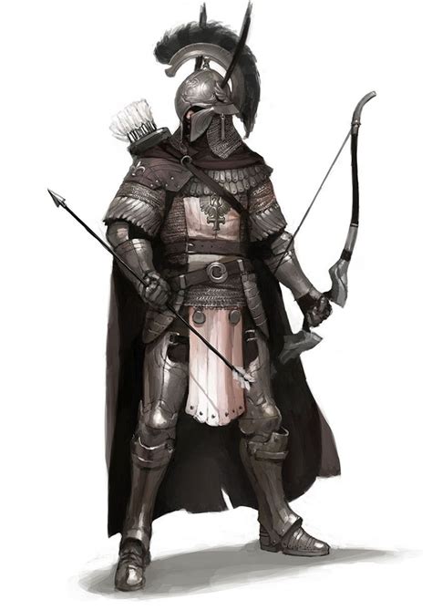 Archer Fantasy Armor Character Art Concept Art Characters