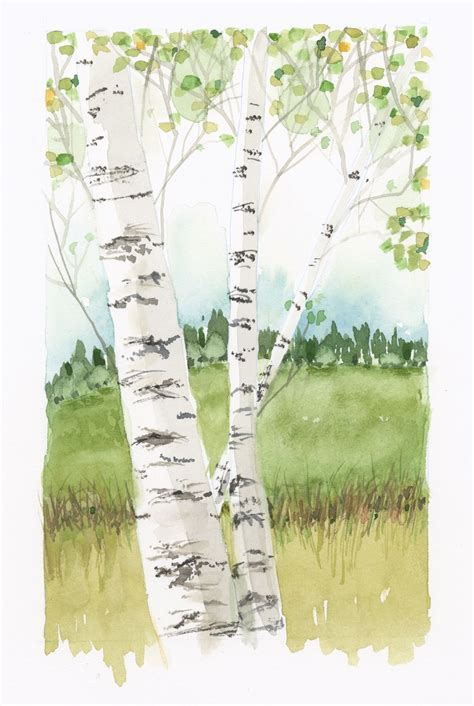 Pin By Debi Miller On Country In 2020 Tree Watercolor Painting