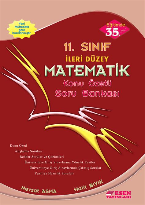 Esen 11. Sınıf İleri Düzey Matematik Soru Bankası PDF indir
