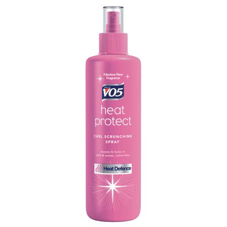 Vo5 delivers high performance salon tested styling products that won't let you down and gives you the power to create control and finish any style you want! Vo5 - VO5 Heat Protect Curl Scrunching Spray Review ...
