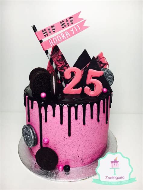 You don't need a crown to feel like royalty. 25 Birthday Pink Drip Cake! | Drip cakes, 25th birthday cakes