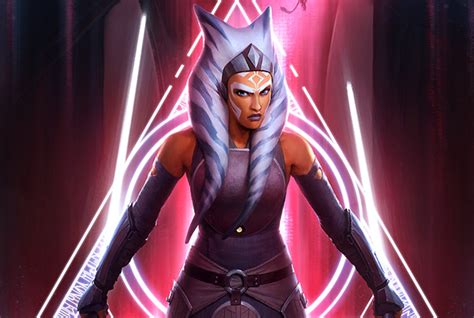 Absolutely Gorgeous Ahsoka Tano Between Worlds Art Print By Darren