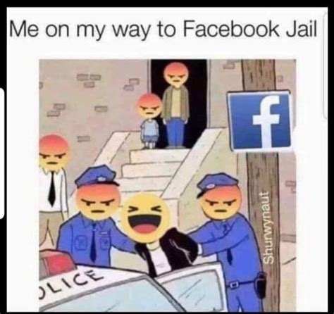 Facebook Jail Facebook Jail Facebook Humor Facebook Police