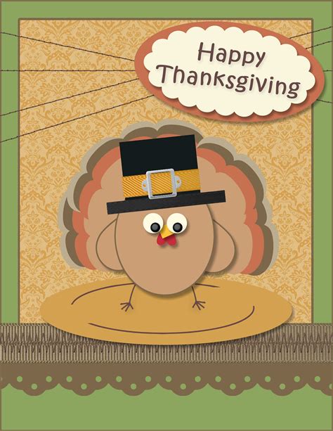 butterfly punch turkey thanksgiving card i found a very cu… flickr
