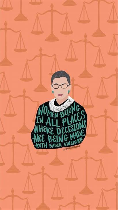Ruth Bader Ginsburg Quotes Belong Places Wallpapers
