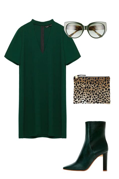 Monochromatic Outfits For Every Type Of Holiday Party Green Dress Outfit Stylish Dresses