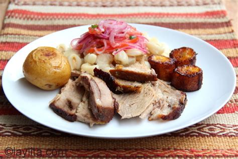 ecuadorian hornado or slow roasted pork recipe laylita s recipes