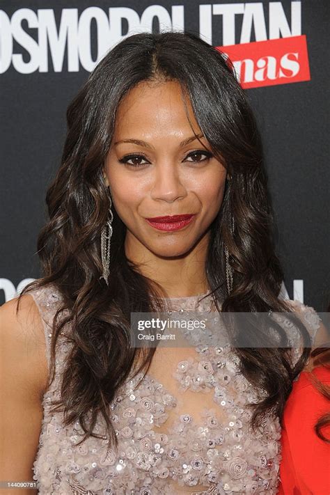 Zoe Saldana Attends The Cosmopolitan For Latina S Premiere Issue News Photo Getty Images