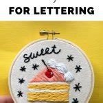 How To Embroider Letters By Hand For Beginners Crewel Ghoul