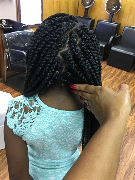 Triangle Part Box Braids Done By Its Fridia Hair In Houston Tx Triangle Part Box Braids Hair