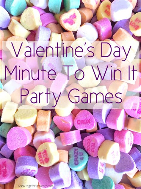 Valentines Day Minute To Win It Games Classroom Valentines Party