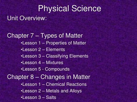 Ppt Physical Science Powerpoint Presentation Free Download Id6548690