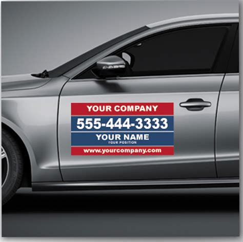 Personalized Car Vehicle Advertising Magnets Magnets By Hsmag