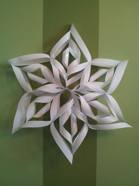 Paper Snowflake Christmas Decorations Crafty Snowflakes