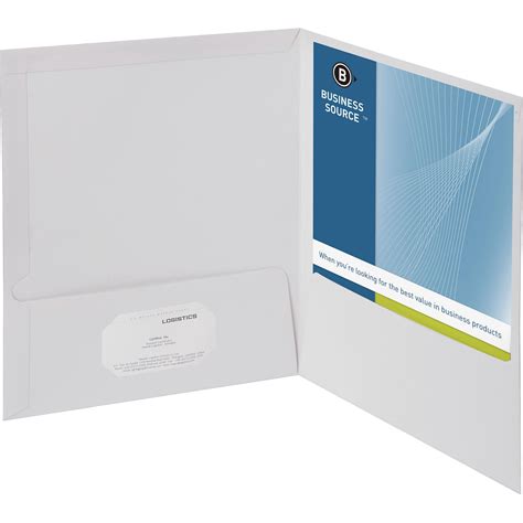 Check out our business card folder selection for the very best in unique or custom, handmade pieces from our business & calling cards shops. Business Source Two-Pocket Folders with Business Card ...