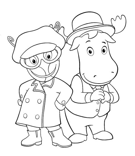 Desenhos Para Pintar E Colorir Backyardigans Imprimir Desenho Kulturaupice